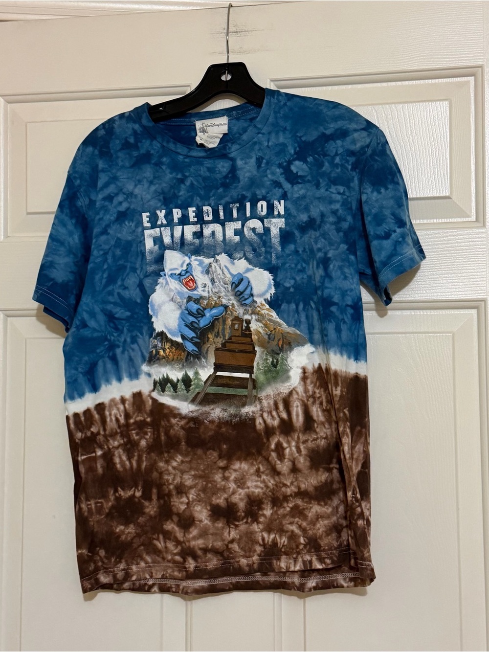 Vintage Disney Animal Kingdom Tie Dye Expedition Everest Yeti T-Short Y2K 90s M